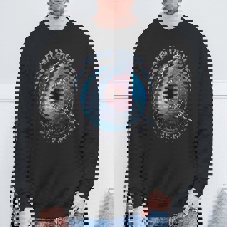 メガロドンジャイアントシャーク スウェットシャツ 高齢者への贈り物