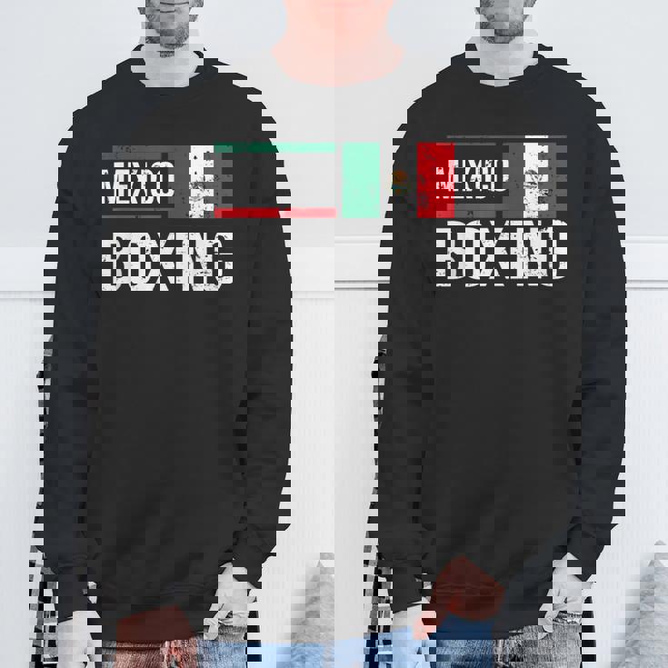 メキシコ ボクシング メキシコ国旗 ジム スパーリング アマチュアスポーツ スウェットシャツ 高齢者への贈り物