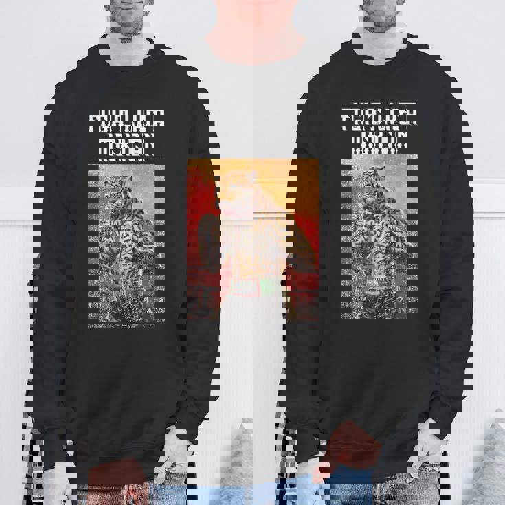 メキシコジャガーのように戦う メキシカンボクシング スウェットシャツ 高齢者への贈り物