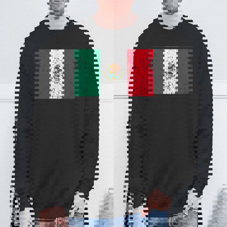 メキシコ国旗グラフィック メンズ レディース キッズ スウェットシャツ 高齢者への贈り物