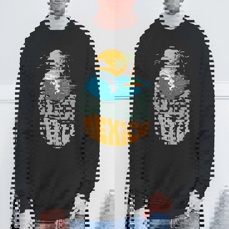 メキシコ湾 1550 レトロ ビーチ ゴルフォ・デ・メキシコ メンズ レディース スウェットシャツ 高齢者への贈り物