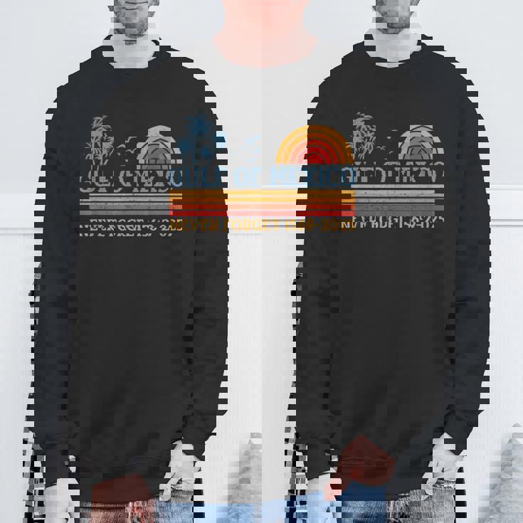 メキシコ湾 Never Forget シャツ アメリカ湾 メキシコ スウェットシャツ 高齢者への贈り物