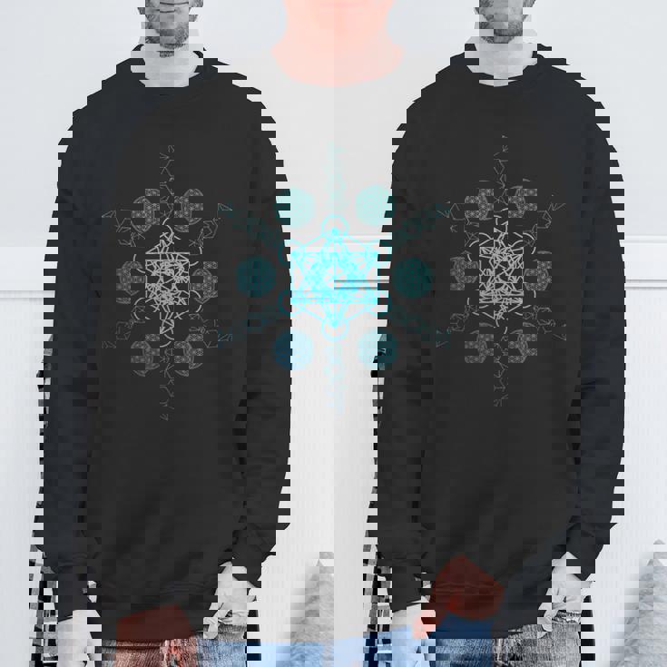 メタトロン キューブ プラトニック ソリッド スウェットシャツ 高齢者への贈り物