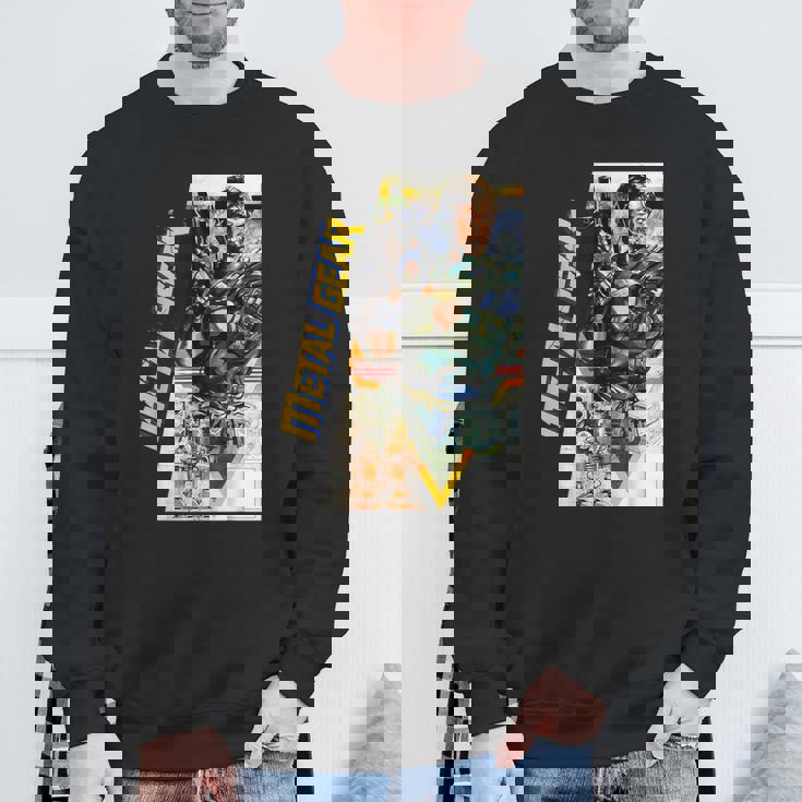 メタルギアボックス アート タクティカル スパイ活動 レトロゲーマー スウェットシャツ 高齢者への贈り物