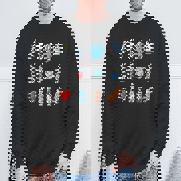 メディカル マッチング ナース 医師 医療スタッフ スウェットシャツ 高齢者への贈り物