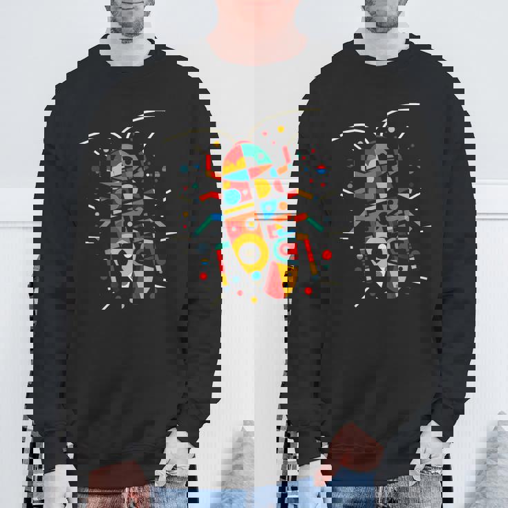 モダン 幾何学的 ミニマリズム イラスト ゴキブリ グラフィック スウェットシャツ 高齢者への贈り物