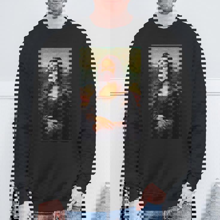 モナリザ チューインガム レオナルド・ダ・ヴィンチ スウェットシャツ 高齢者への贈り物