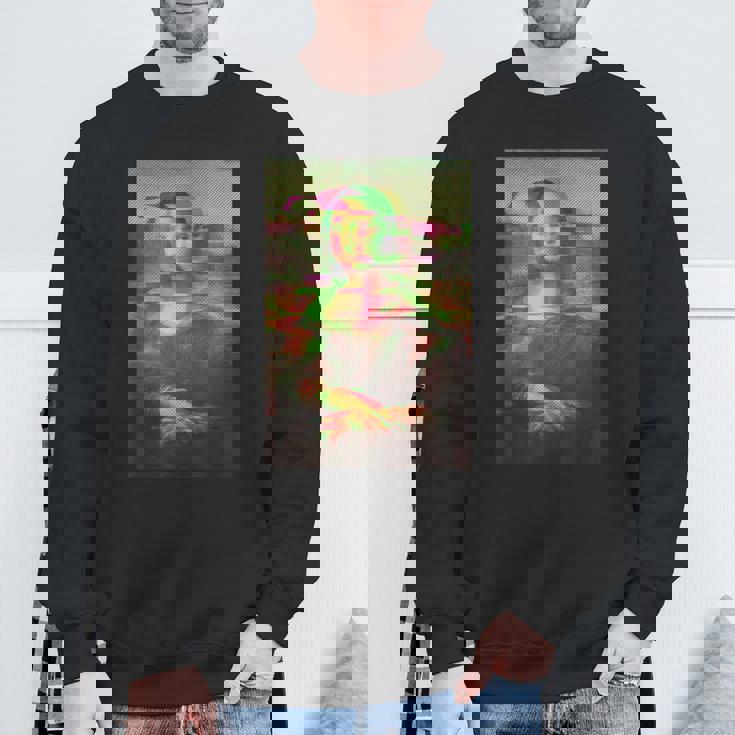 モナリザ有名な絵画アートワークレオナルドダヴィンチギフト Mona Lisa スウェットシャツ 高齢者への贈り物