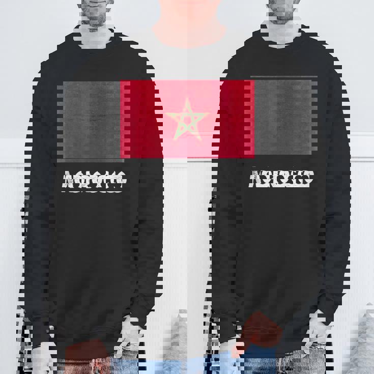 モロッコ国旗tシャツ スウェットシャツ 高齢者への贈り物