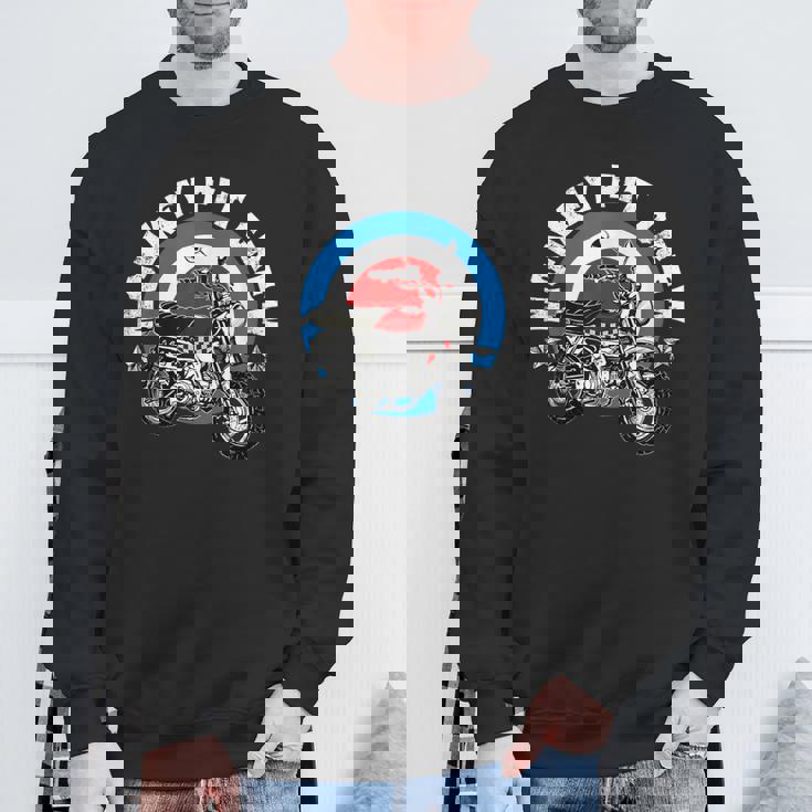 モンキーバイクピットクルーロゴ スウェットシャツ 高齢者への贈り物