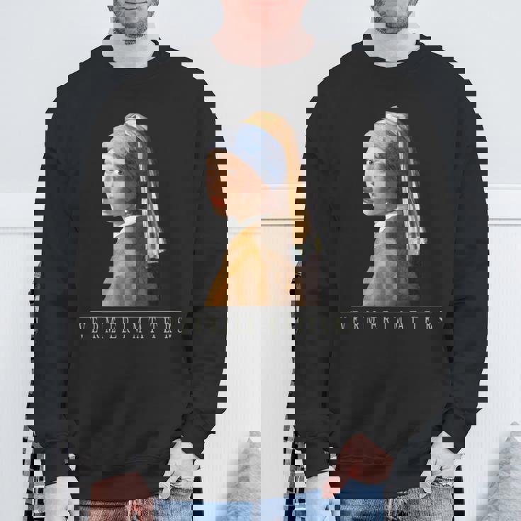 ヤン・フェルメール オランダの画家 真珠の耳飾りの少女 スウェットシャツ 高齢者への贈り物