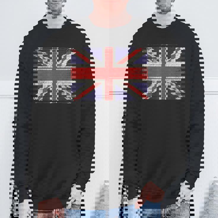 ユニオンジャック ヴィンテージ 英国国旗 ブリティッシュレトロフラッグ スウェットシャツ 高齢者への贈り物