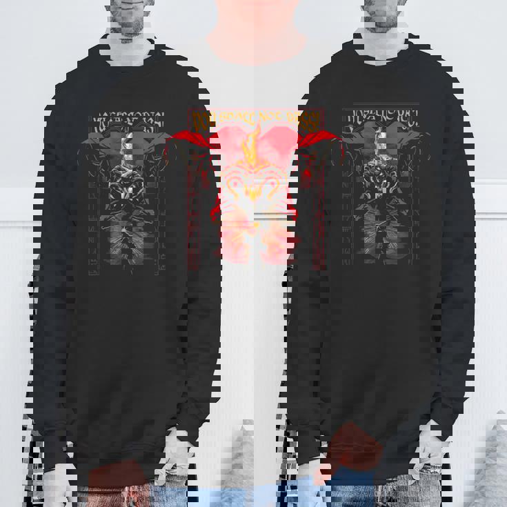 ユー・シャル・ノート・パスファンタジー・ウィザード・アート-ロード・オブ・ザ・リング スウェットシャツ 高齢者への贈り物