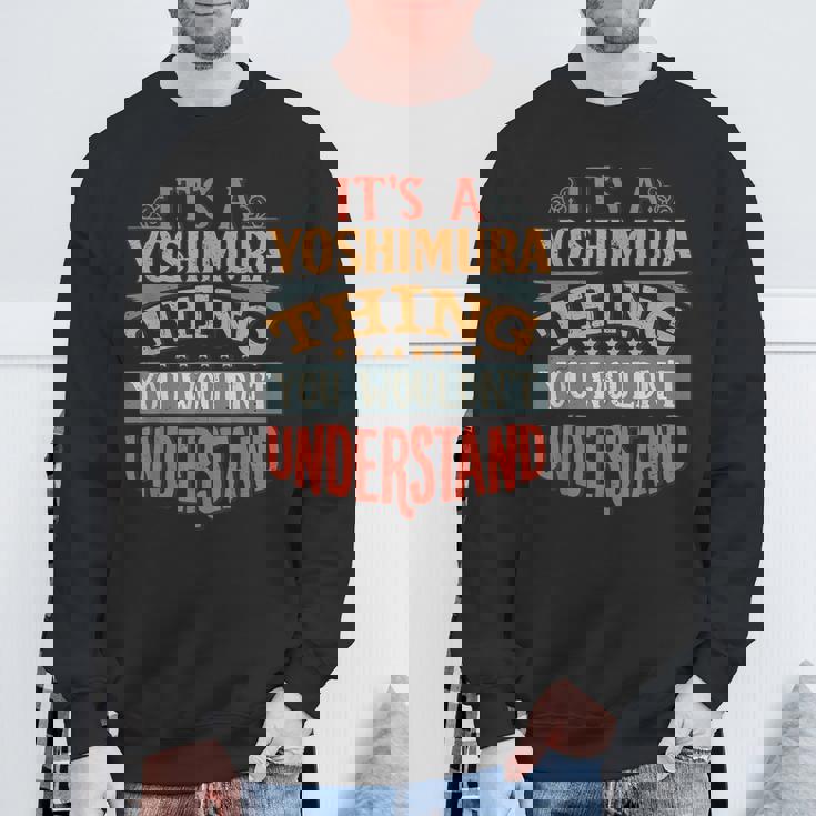 ヨシムラ 名前 スウェットシャツ 高齢者への贈り物