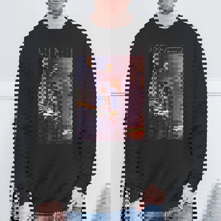 ヨハネス フェルメール 芸術家のための芸術 地理学者 スウェットシャツ 高齢者への贈り物