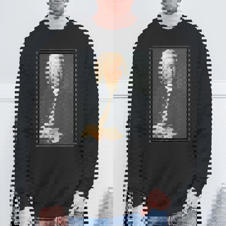 ヨハン・セバスチャン・バッハの絵画の肖像画1748 スウェットシャツ 高齢者への贈り物