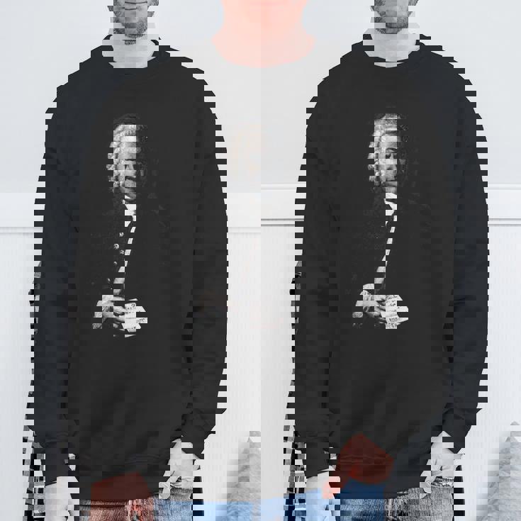 ヨハン・セバスティアン・バッハ 作曲家 ミュージシャン レトロ スウェットシャツ 高齢者への贈り物