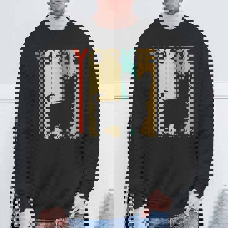 ヨークシャーテリア犬 スウェットシャツ 高齢者への贈り物