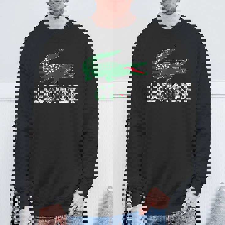 ラクトース-乳糖不耐症クロコダイルパロディtシャツ スウェットシャツ 高齢者への贈り物