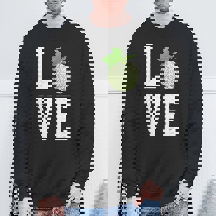 ラブカンタロープ メロン アウトフィット マスクメロン スウェットシャツ 高齢者への贈り物