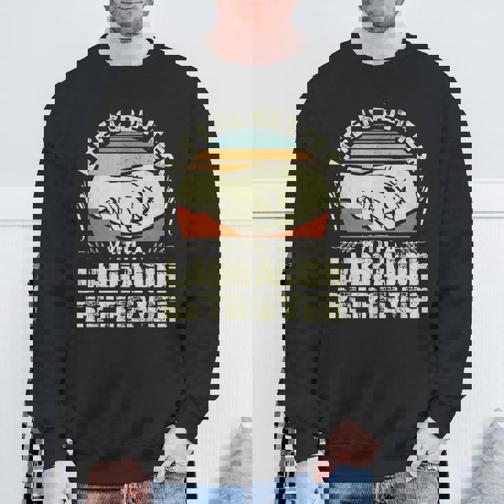 ラブラドール レトリバー シャツ メンズ レディース 犬 ママ 犬好き スウェットシャツ 高齢者への贈り物