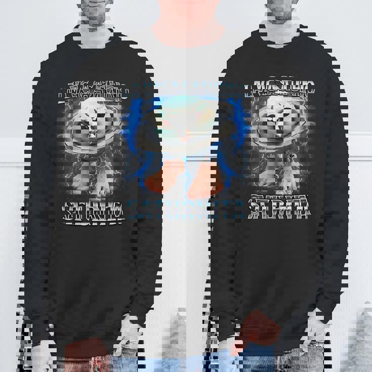 ラヴァカサトゥルノサトゥルニタ-イタリアンブレインロットミーム スウェットシャツ 高齢者への贈り物