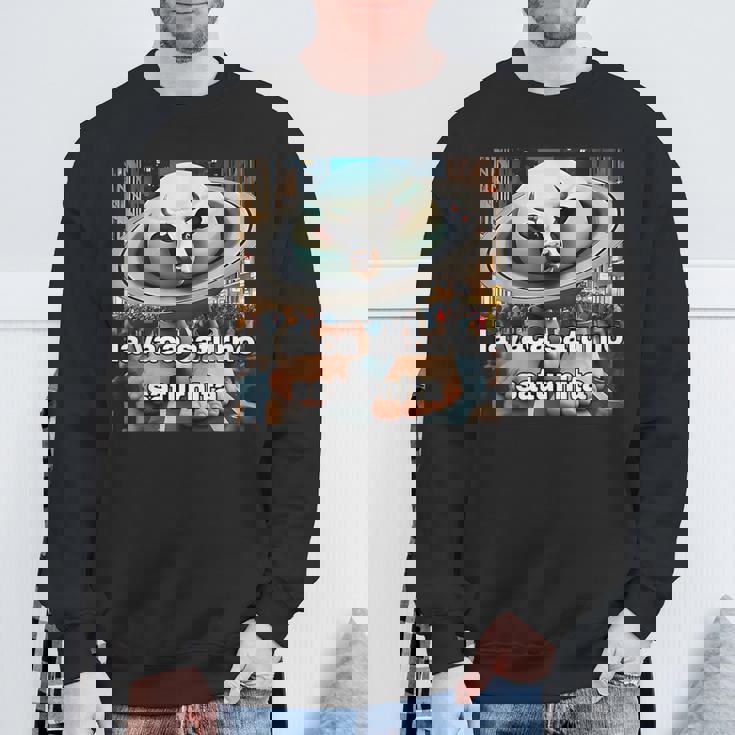 ラヴァカサトゥルノサトゥルニタ-イタリアンブレインロットミーム スウェットシャツ 高齢者への贈り物