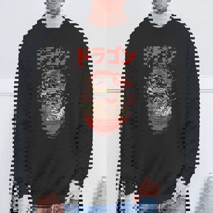 ラーメン ドラゴン アジアンスタイル ポップカルチャー 03 スウェットシャツ 高齢者への贈り物