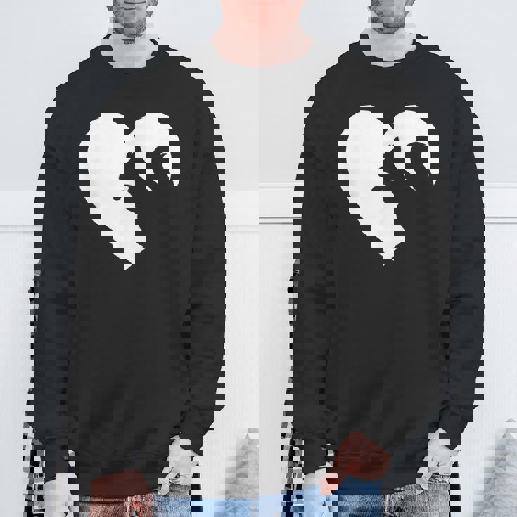 リス どんぐり 森 動物好き ハートツリー シマリス ナッツ スウェットシャツ 高齢者への贈り物