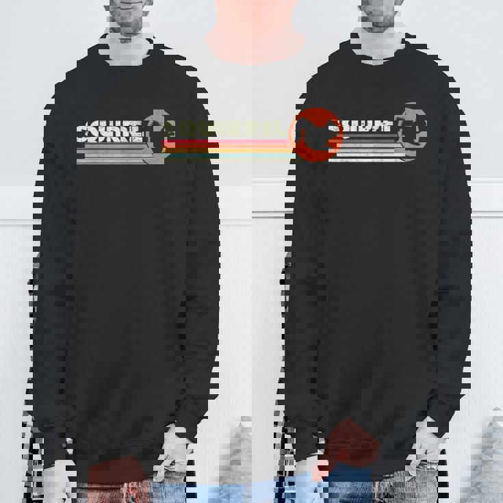 リス ヴィンテージ キッズ メンズ レディース レトロ シマリス スウェットシャツ 高齢者への贈り物