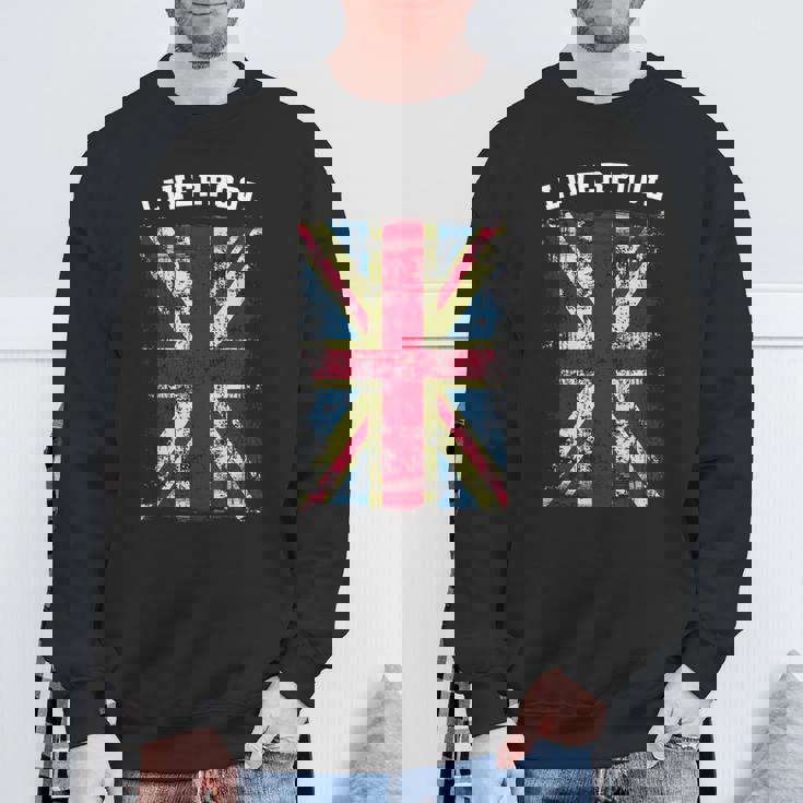 リバプール ギフト リバプール イングランド グレートブリテン スウェットシャツ 高齢者への贈り物