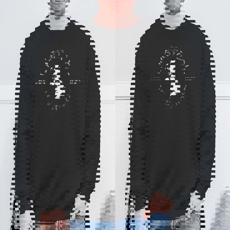 リヴァプール イギリス Uk レトロ ヴィンテージ グラフィック スウェットシャツ 高齢者への贈り物