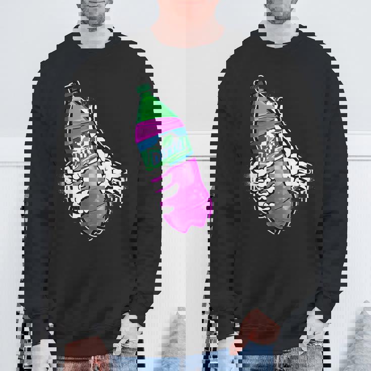 リーンシャツ、パープルドランク、ダーティーダブルカップ、リーンラインスモーク スウェットシャツ 高齢者への贈り物