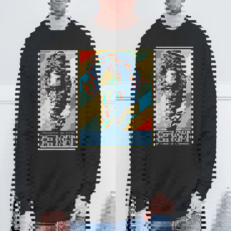 ルートヴィヒ・ヴァン・ベートーヴェン ポスター ミュージシャン 作曲家 スウェットシャツ 高齢者への贈り物