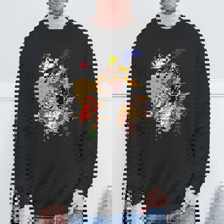 ルーニー・テューンズ メインキャラクター グループtシャツ スウェットシャツ 高齢者への贈り物