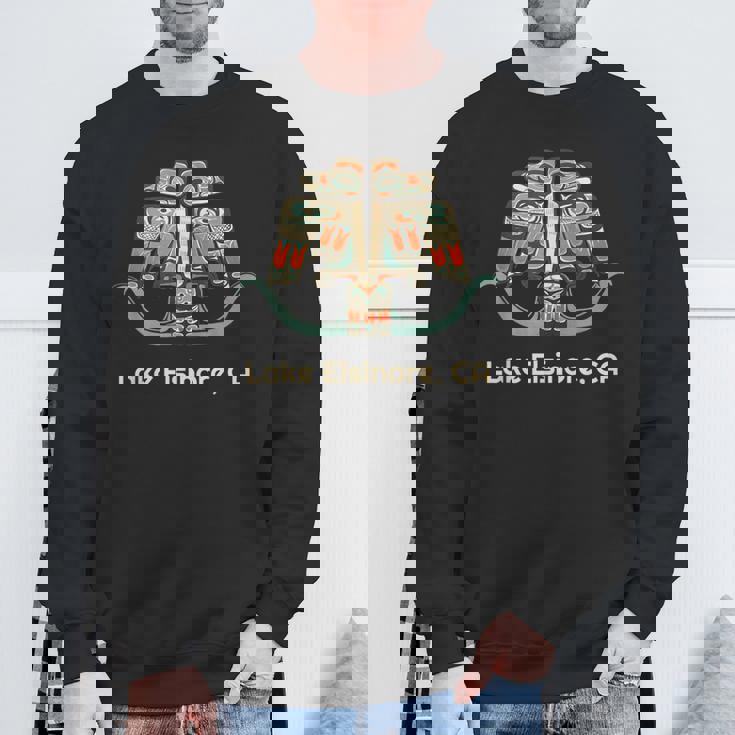 レイク・エルシノア カリフォルニア サンダーバード Nw ネイティブアメリカン スウェットシャツ 高齢者への贈り物