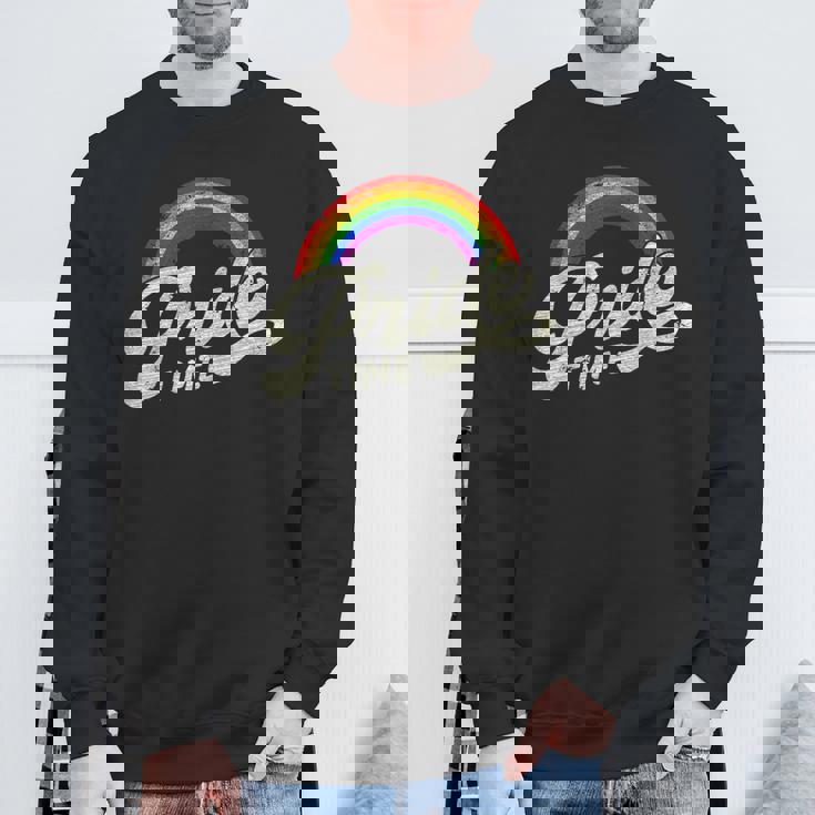 レインボー、プライドタイム、Lgbt スウェットシャツ 高齢者への贈り物