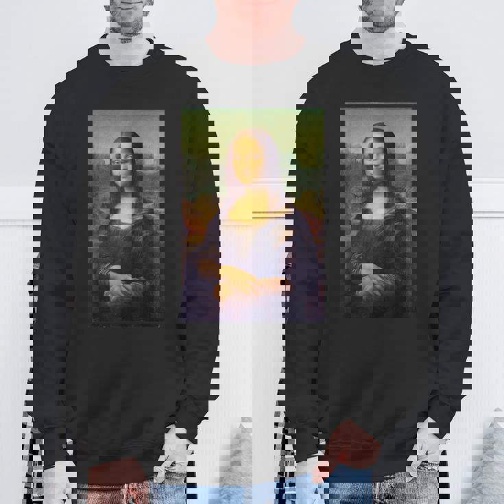 レオナルド・ダ・ヴィンチによるモナ・リザ スウェットシャツ 高齢者への贈り物