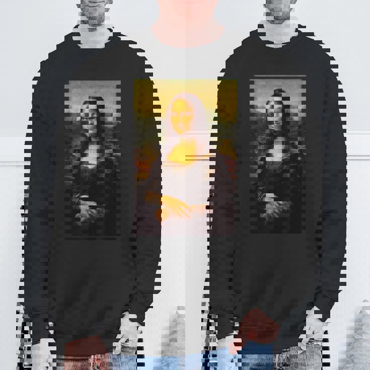 レオナルド・ダ・ヴィンチによるモナ・リザジョコンダ-モナリザ1519 スウェットシャツ 高齢者への贈り物