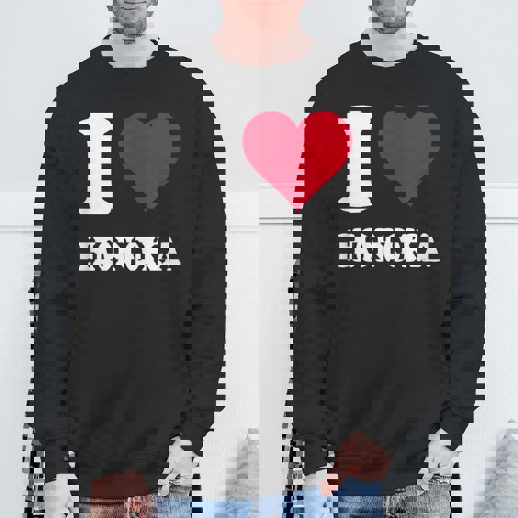 レッドハート I Love Honoka スウェットシャツ 高齢者への贈り物