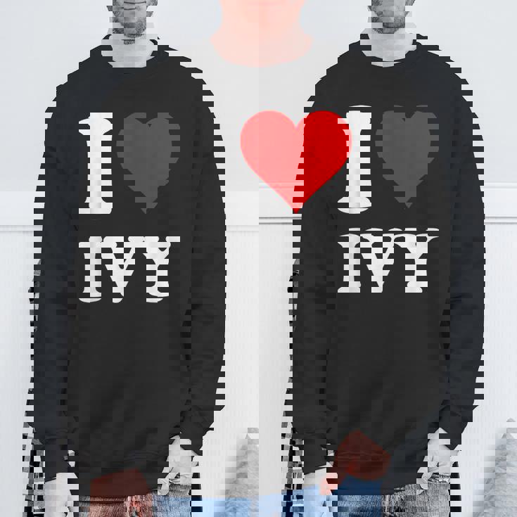 レッドハート アイビーが大好き スウェットシャツ 高齢者への贈り物