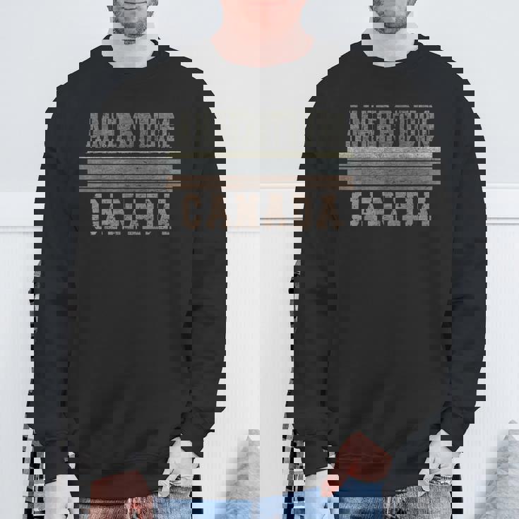 レトロ アマーストバーグ カナダ スウェットシャツ 高齢者への贈り物