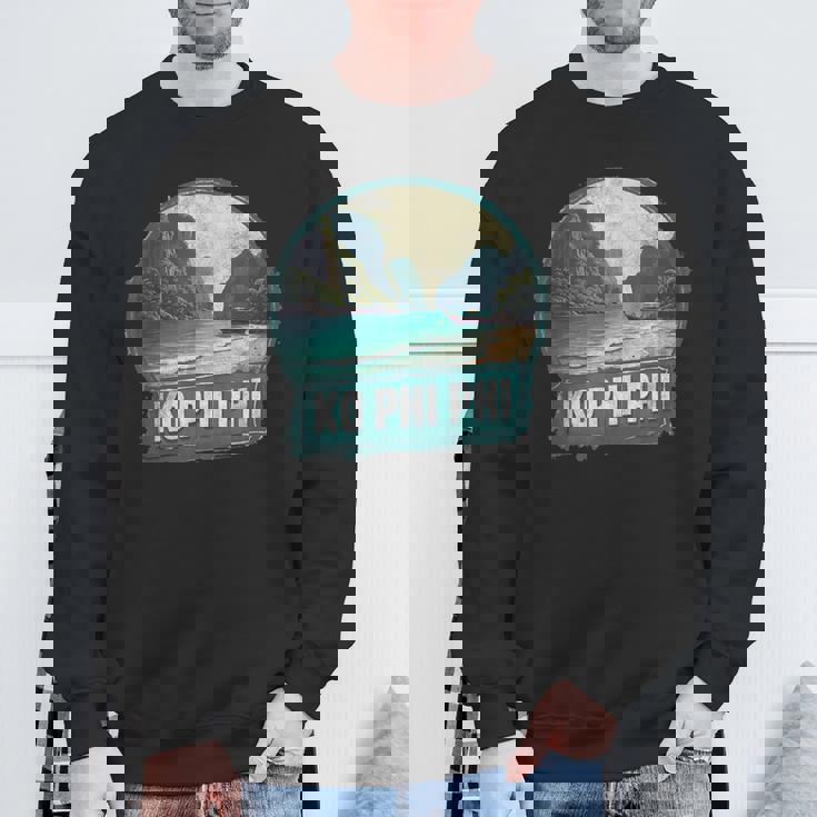 レトロ コ ピピ 風景 ヴィンテージ お土産 スウェットシャツ 高齢者への贈り物