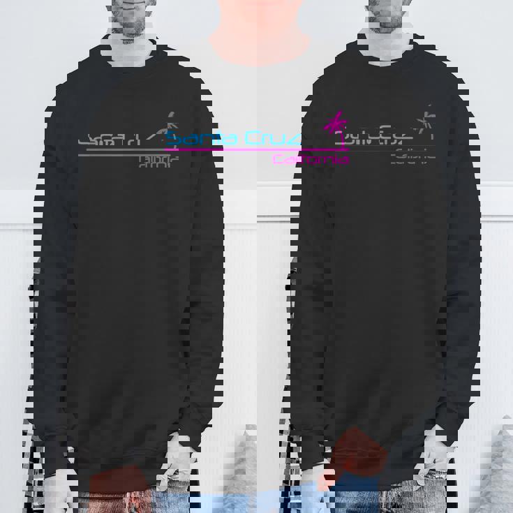 レトロ サンタ クルス カリフォルニア スウェットシャツ 高齢者への贈り物