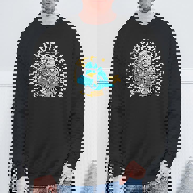 レトロ スケルトン ビーチ サンタクルーズ スウェットシャツ 高齢者への贈り物