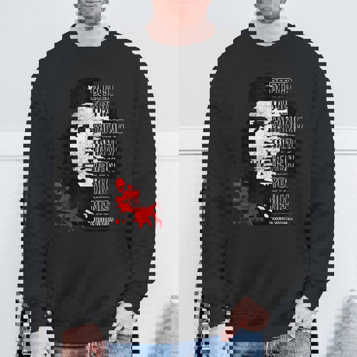 レトロ チェ・ゲバラアドミラー 革命的な引用句 ミーム スウェットシャツ 高齢者への贈り物