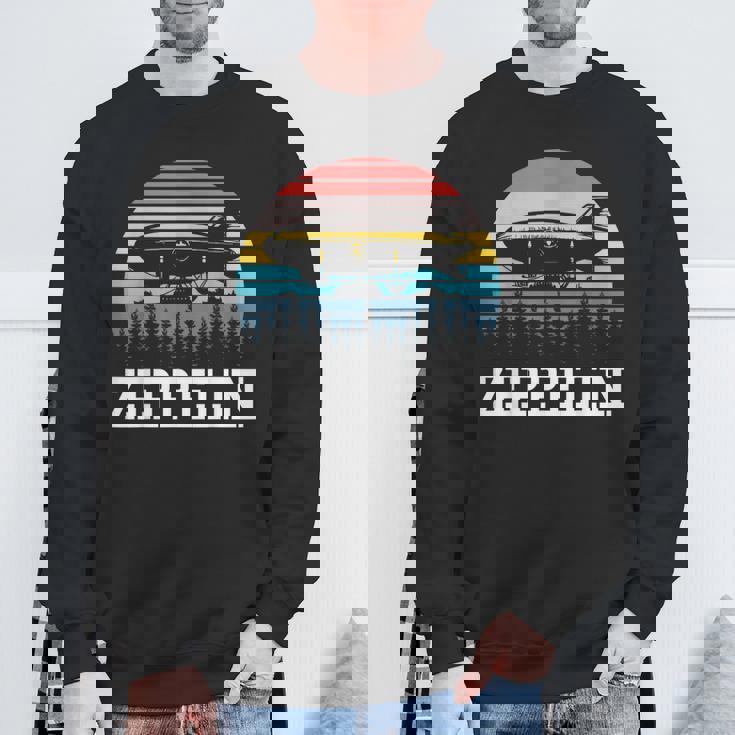 レトロ ツェッペリン 70年代 80年代 飛行船 ツェッペリン ツェップリン スウェットシャツ 高齢者への贈り物