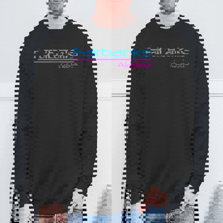 レトロ フェアバンクス アラスカ スウェットシャツ 高齢者への贈り物