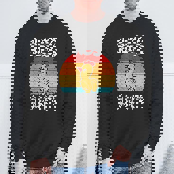 レトロ ヴィンテージ Guess What チキンバット スウェットシャツ 高齢者への贈り物