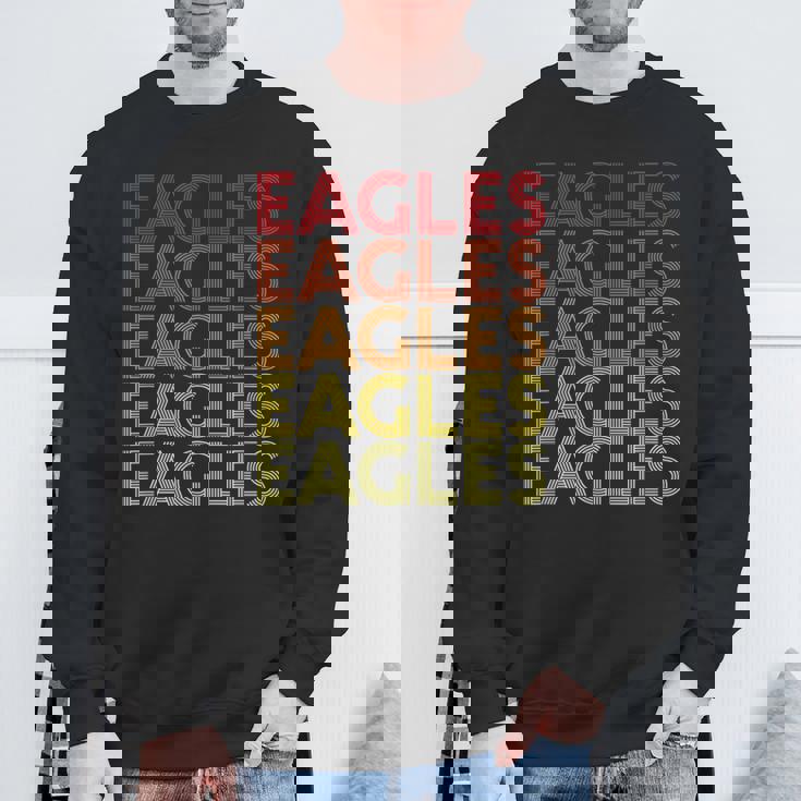 レトロ ヴィンテージ イーグルス スウェットシャツ 高齢者への贈り物